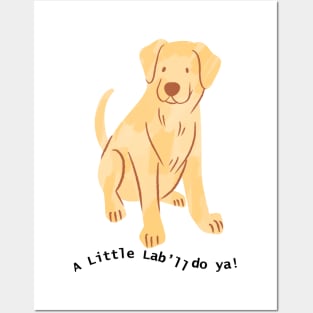 A little labrador Posters and Art